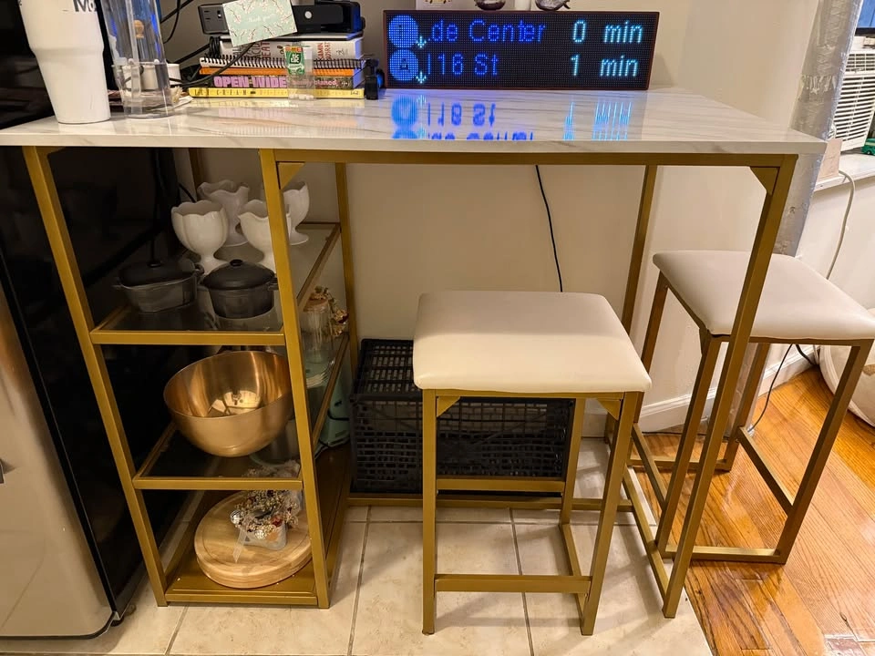 High top/Island table and stools - photo 3