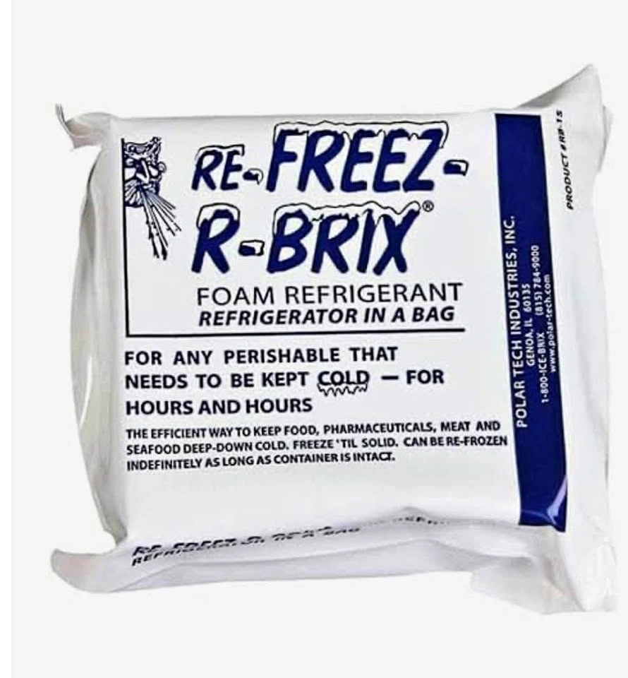 Re-Freeze Foam Bricks - Box of 6 - Cooler Packs
