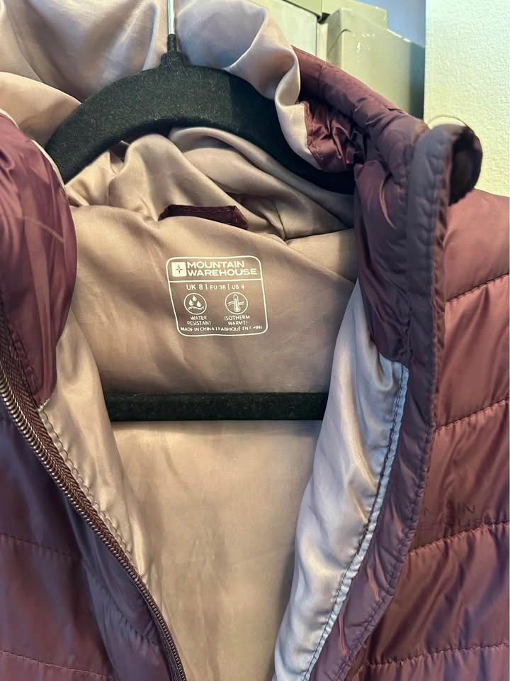 Burgundy Lightweight Puffer Jacket - photo 2