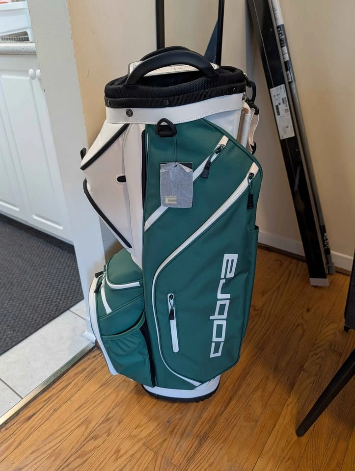 Cobra Ultralight Cart bag - BRAND NEW W/ TAG - Green & Cream - photo 2