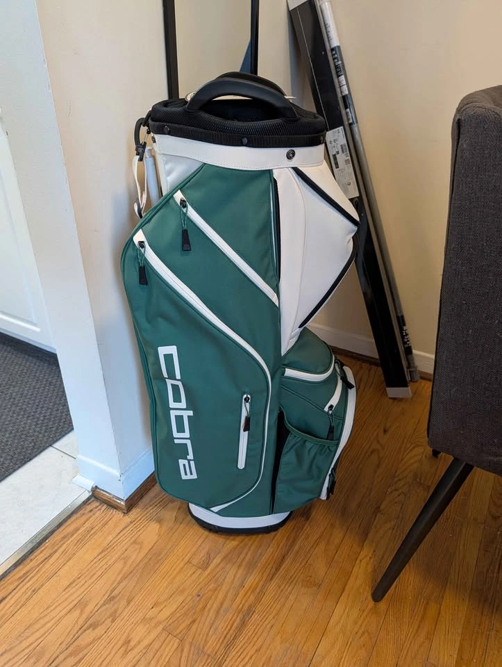 Cobra Ultralight Cart bag - BRAND NEW W/ TAG - Green & Cream - photo 4