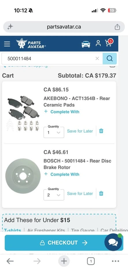 New Bosch QuietCast Rear Rotors and Akebono Brake Pads - photo 5