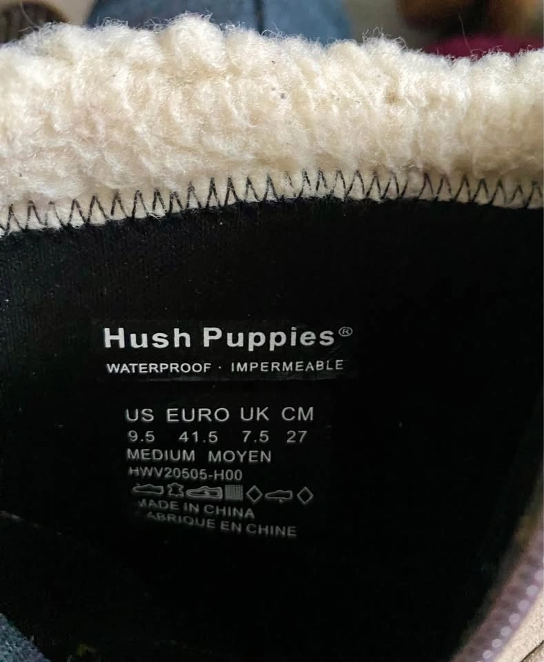 Hush Puppies Suede Wedge Ankle Boots Size 9.5 - photo 3
