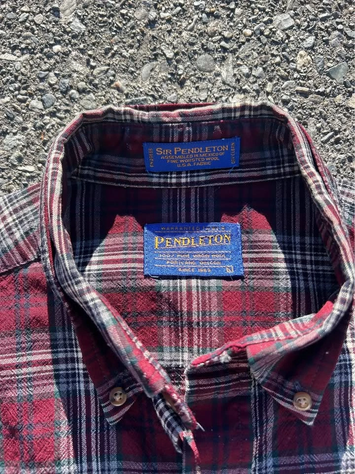 Vintage Pendleton wool flannel shirt - photo 3