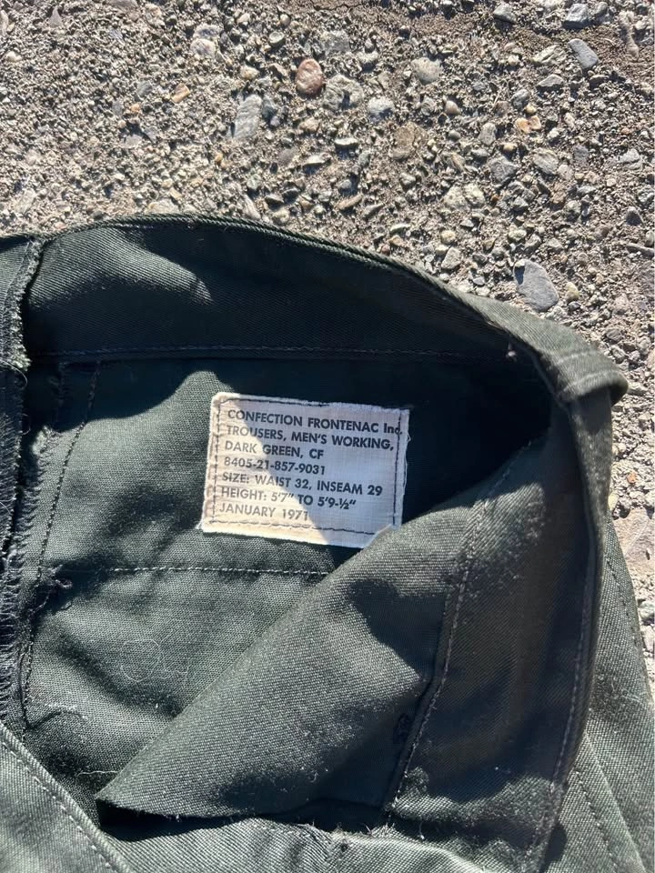 Vintage 1970s military pants - photo 2