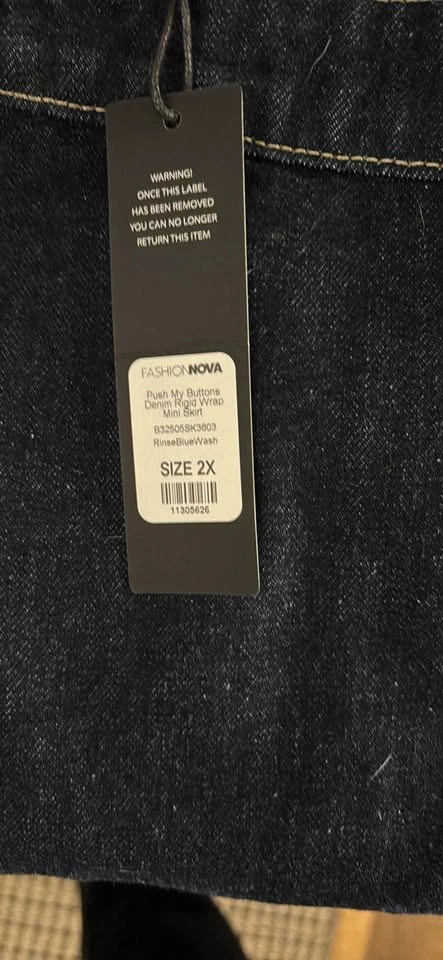 Jean skirt - photo 3