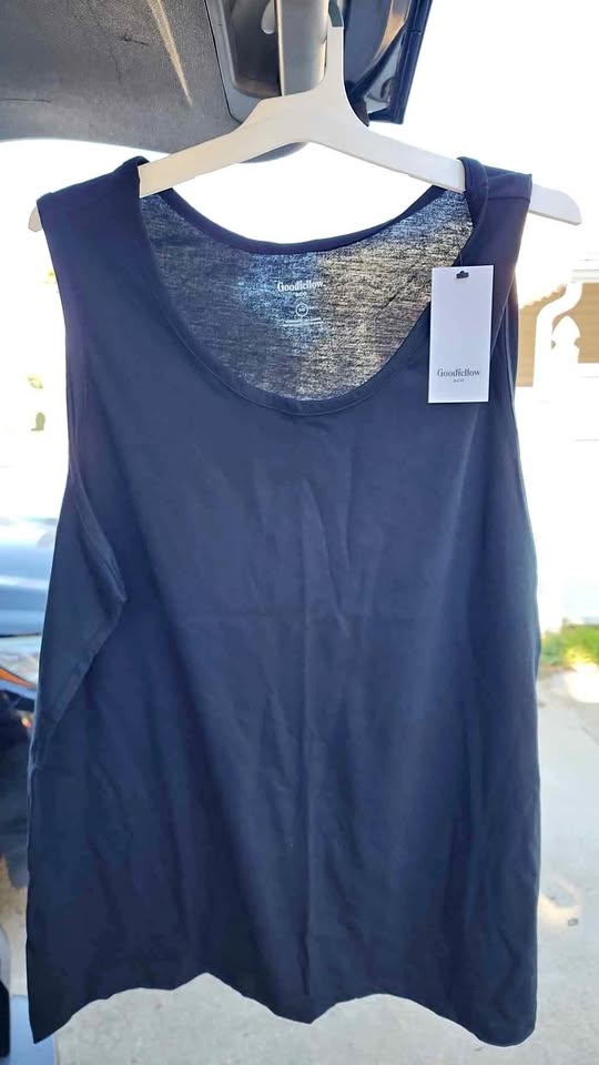 12 pack Black Tanktop Goodfellow size XXL