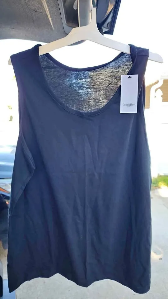 12 pack Black Tanktop Goodfellow size XXL thumbnail
