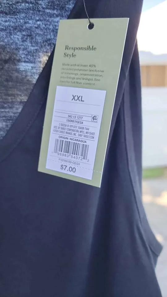 12 pack Black Tanktop Goodfellow size XXL image indicator(2)