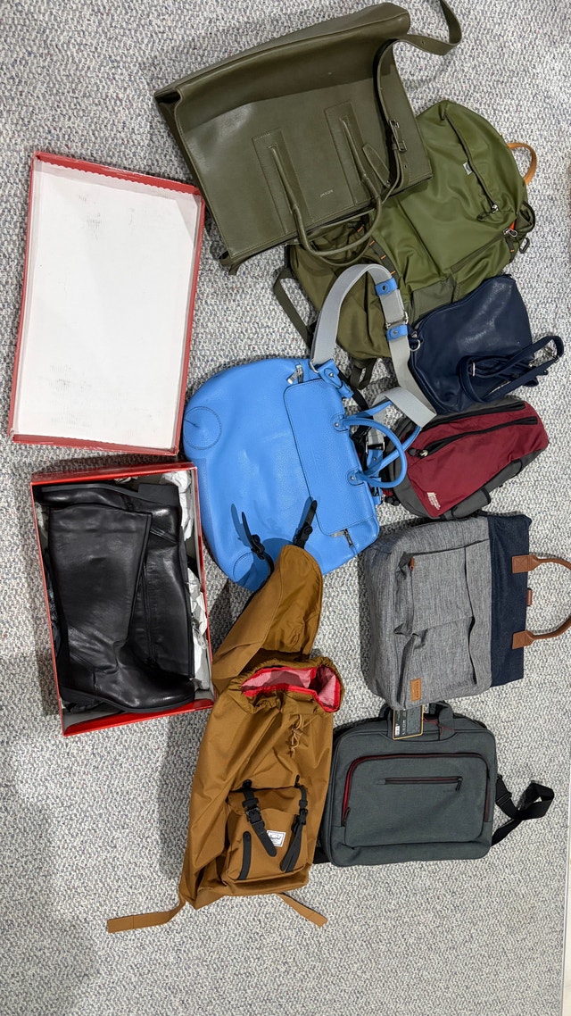 Bags, backpacks and boots!