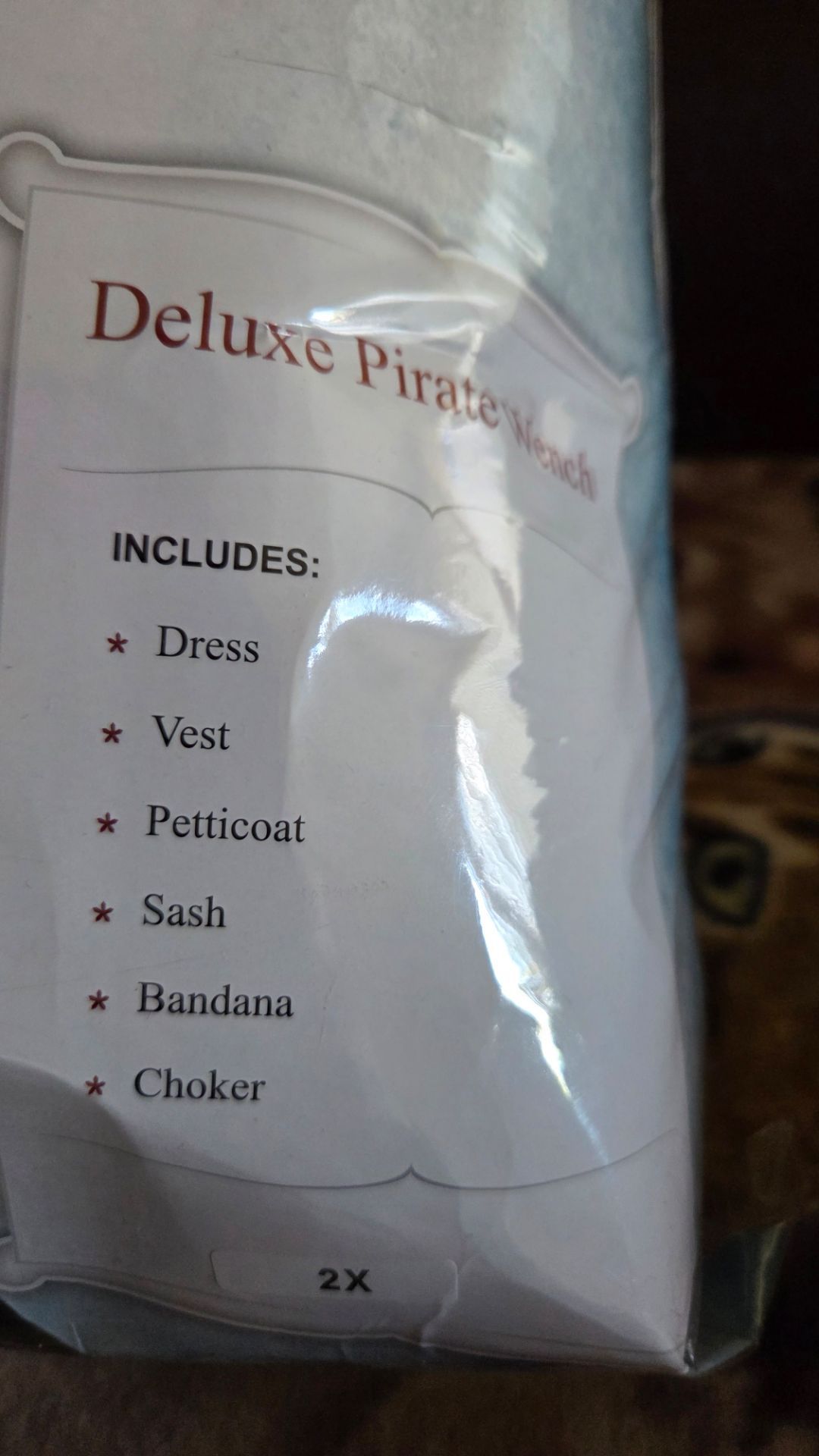 Womens Pirate Wench Costume Size 2X - photo 3