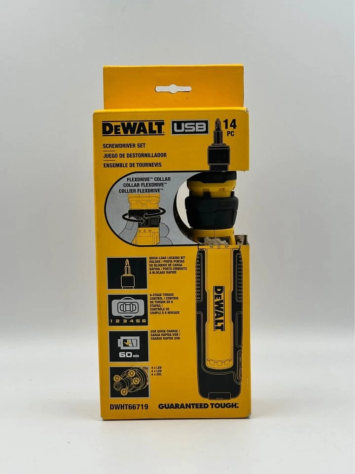 DEWALT DWHT66719 14-Piece USB Rechargeable Screwdriver Set - photo 2