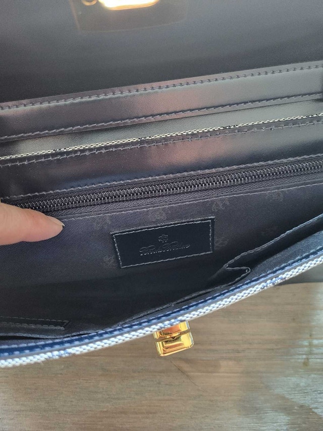 Brooks Brothers navy purse and wallet - photo 3