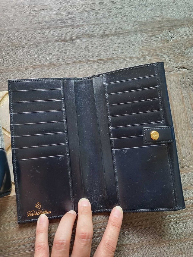 Brooks Brothers navy purse and wallet - photo 5