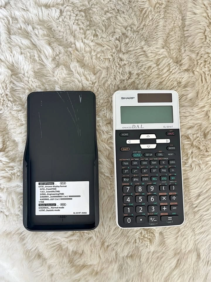 Sharp EL-531XT Scientific Calculator + Cover