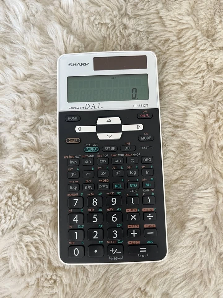 Sharp EL-531XT Scientific Calculator + Cover - photo 2