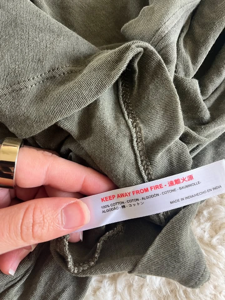 Urban Outfitters Out From Under Olive Long Sleeve Crop Top XS - photo 4