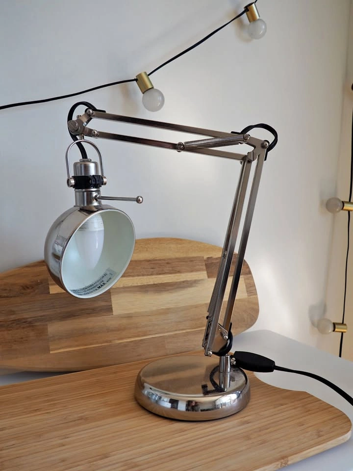 IKEA FORSÅ Work lamp, nickel plated