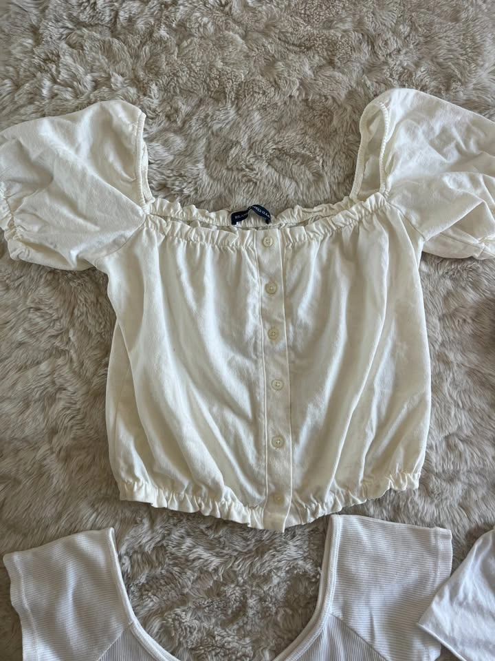 Brandy Melville White / Cream Tops Bundle - photo 5