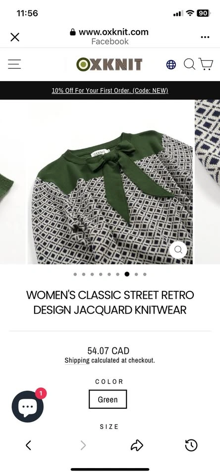 Brand New OXKNIT Women’s Retro Sweater - photo 3