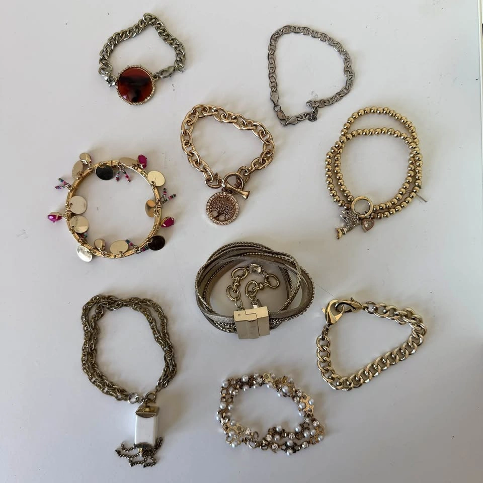 Lot of 9 Fashion & Statement Bracelets