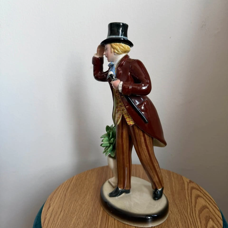 Gentleman / Dandy with Top Hat & Cane (Made in Italy) - photo 2