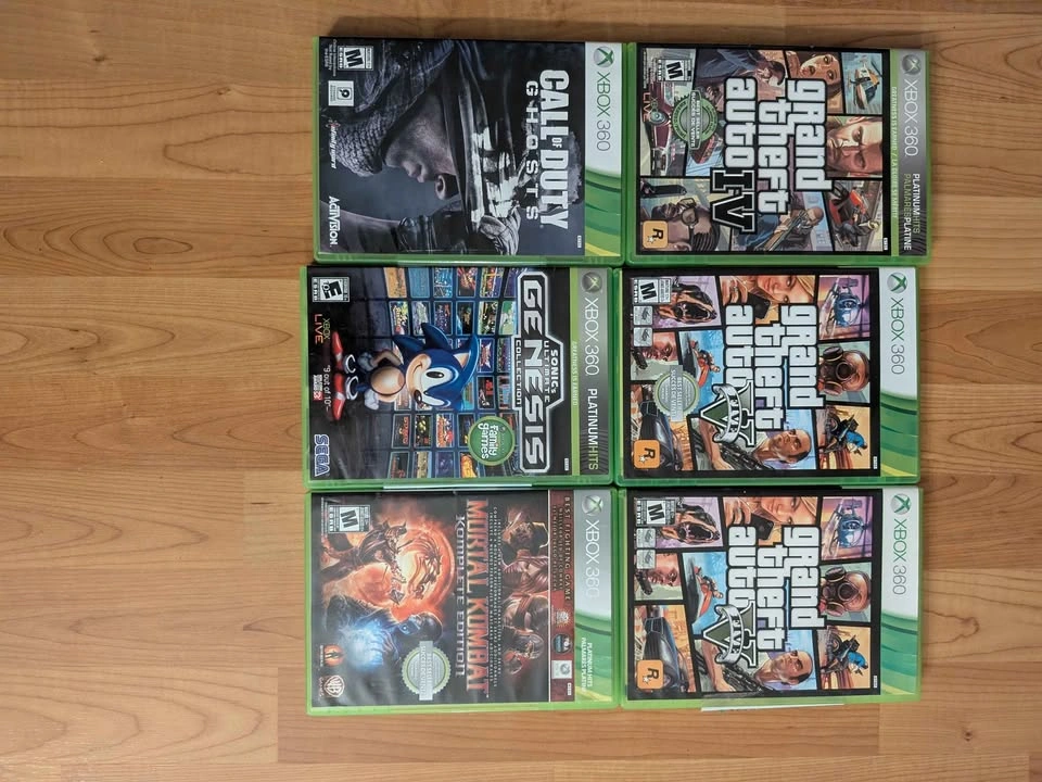 Microsoft Xbox 360 E Console Bundle with Controller and 6 Games - photo 3