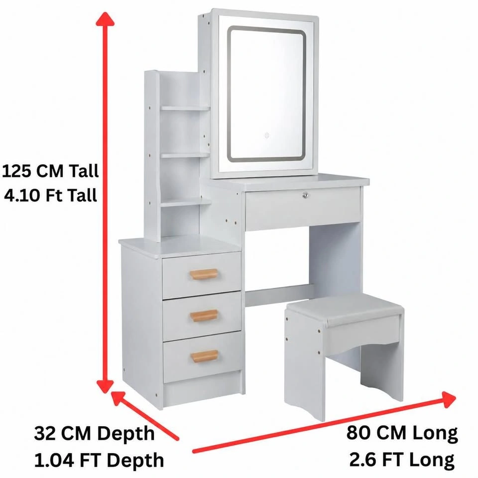 Makeup Vanity set with LED Mirror - photo 2