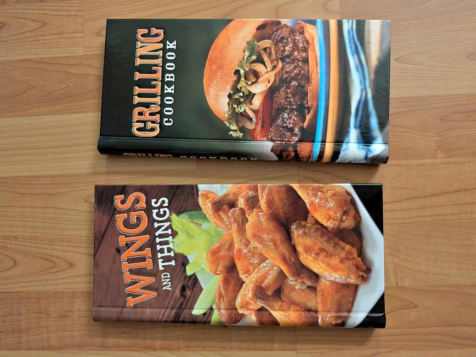 Grilling Cookbook and Wings and Things Cookbook Set