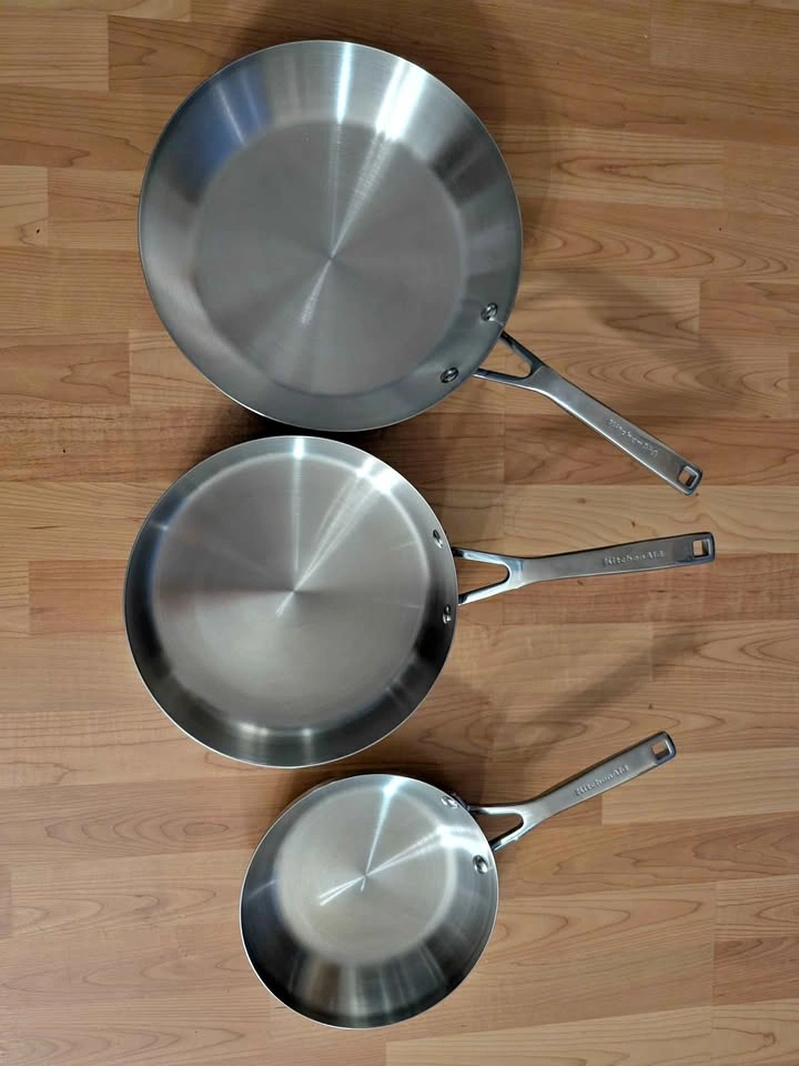 KitchenAid Stainless Steel Frying Pan Set