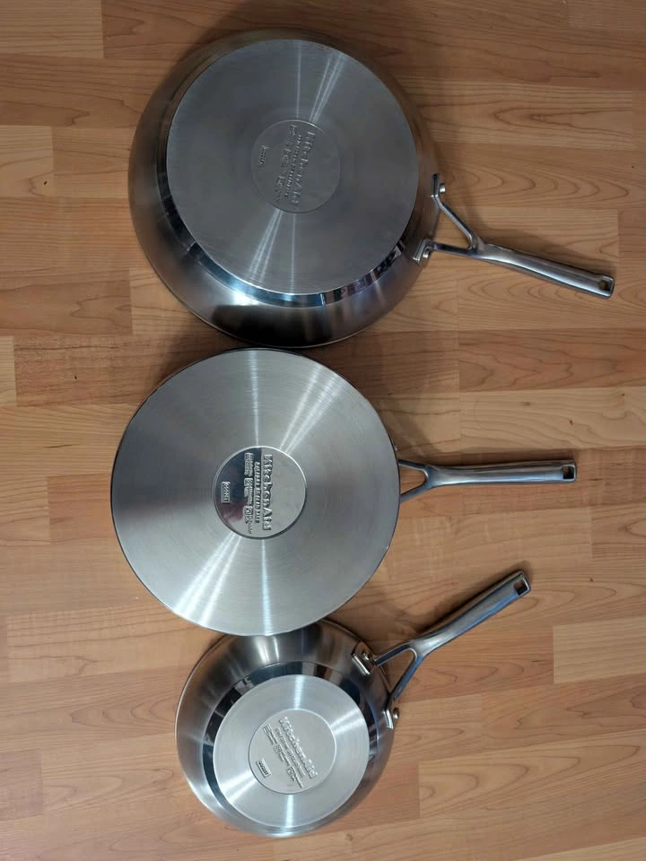 KitchenAid Stainless Steel Frying Pan Set - photo 2
