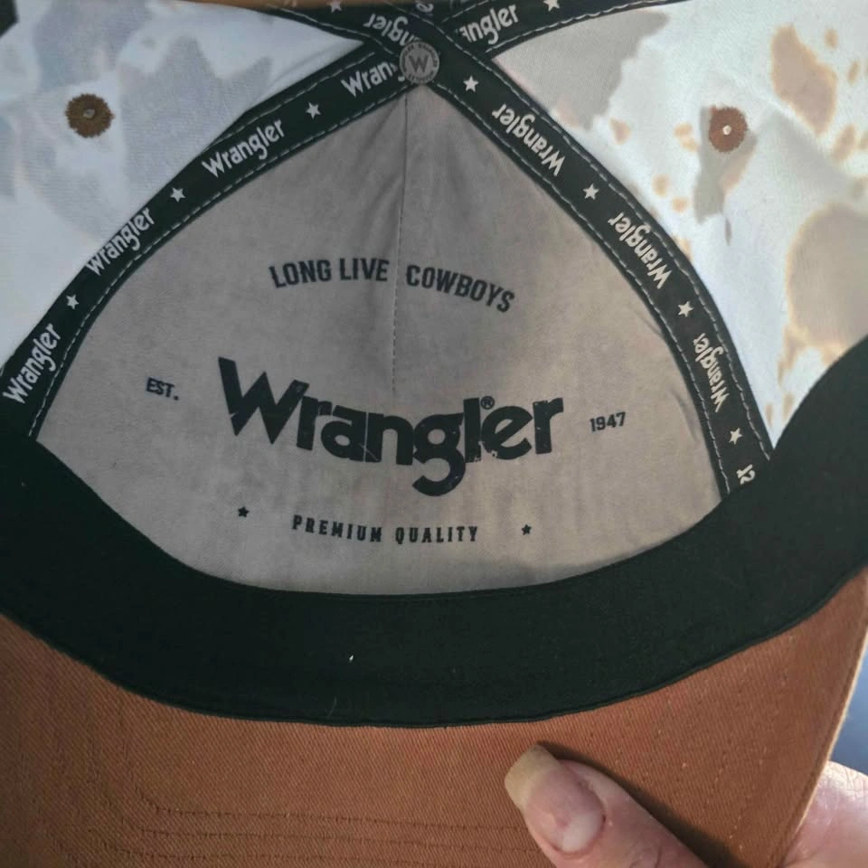 NWT 2 Authentic WRANGLER Trucker Hats w/ Box - photo 5