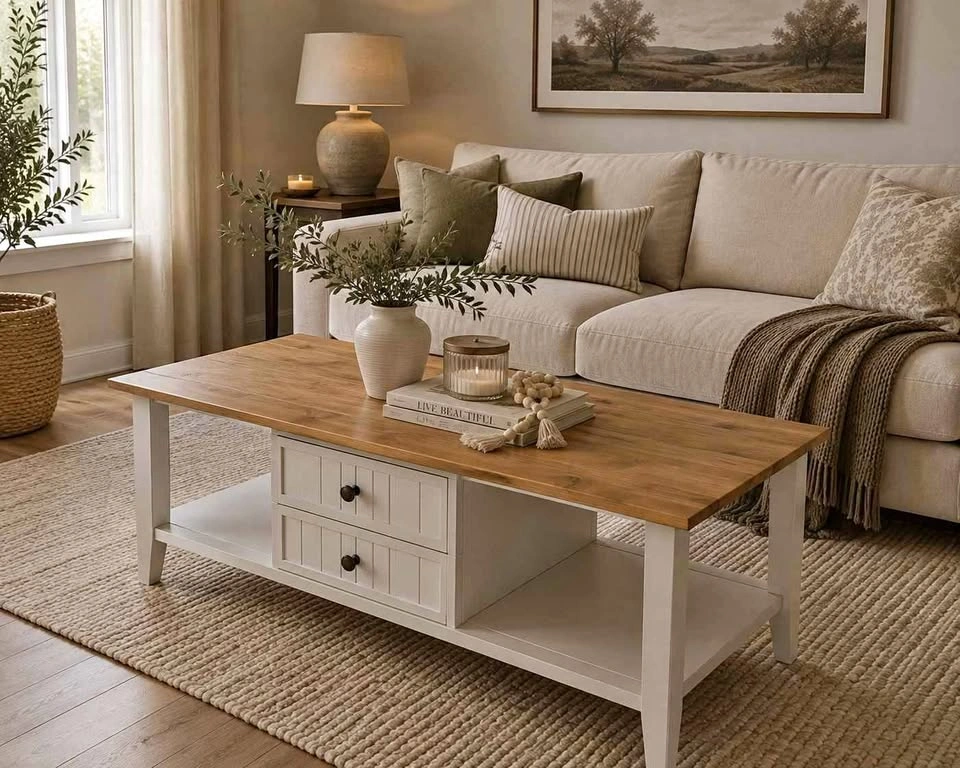 Refinished coffee table