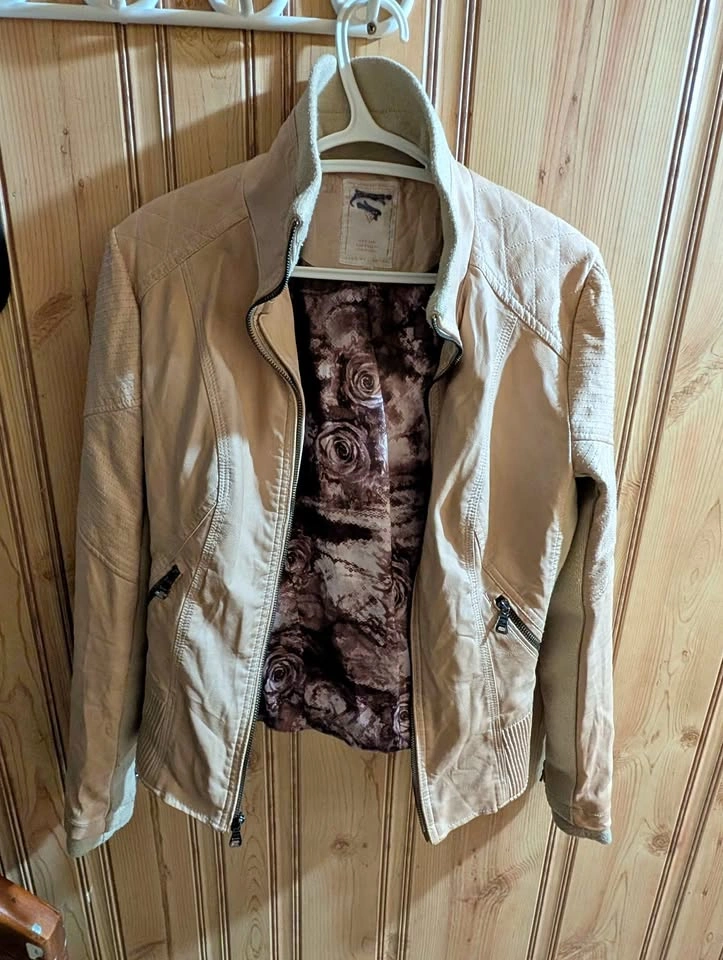Guess Women's Faux Leather Moto Jacket