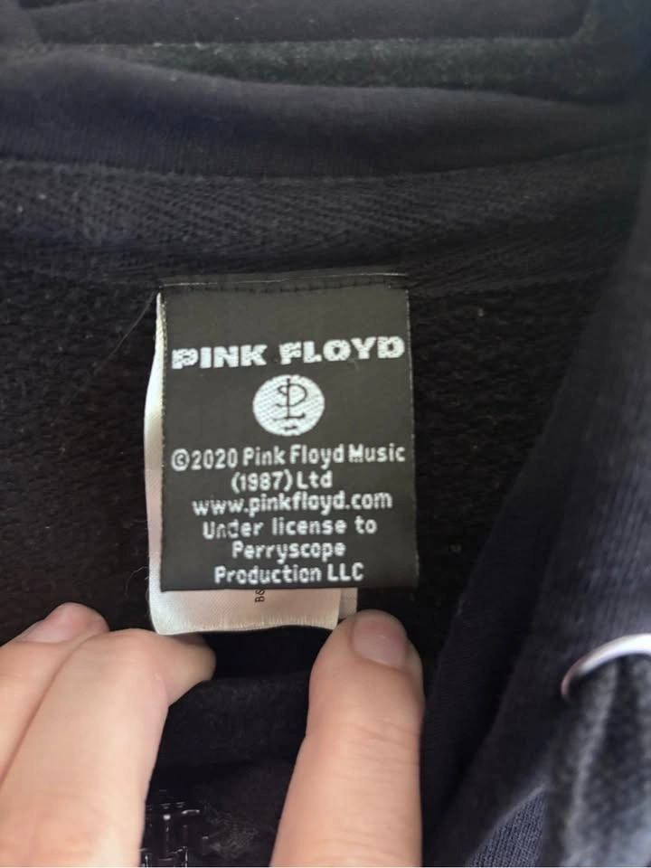 Pink Floyd Dark Side of the Moon Full Zip Hoodie Black Men’s M - photo 3