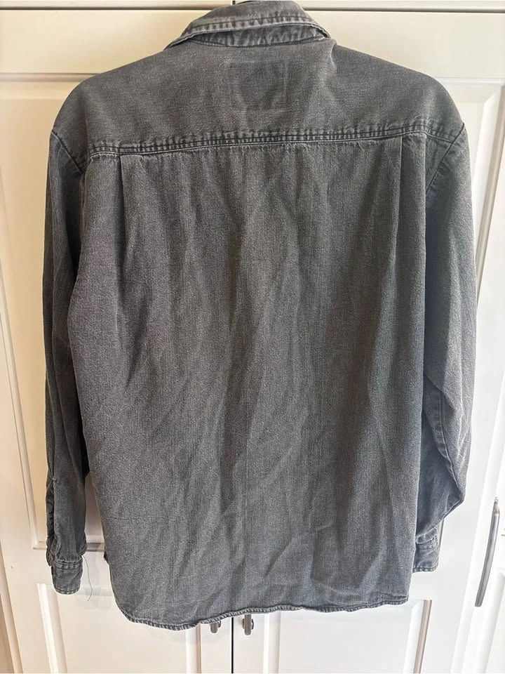 Vintage Levi’s Black Denim Shirt Men’s M Made in Korea - photo 5