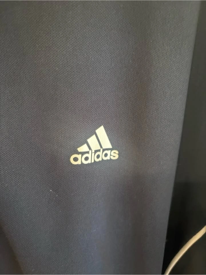 Adidas Men’s XL Navy Yellow 3-Stripes Full Zip Track Jacket O248 - photo 3
