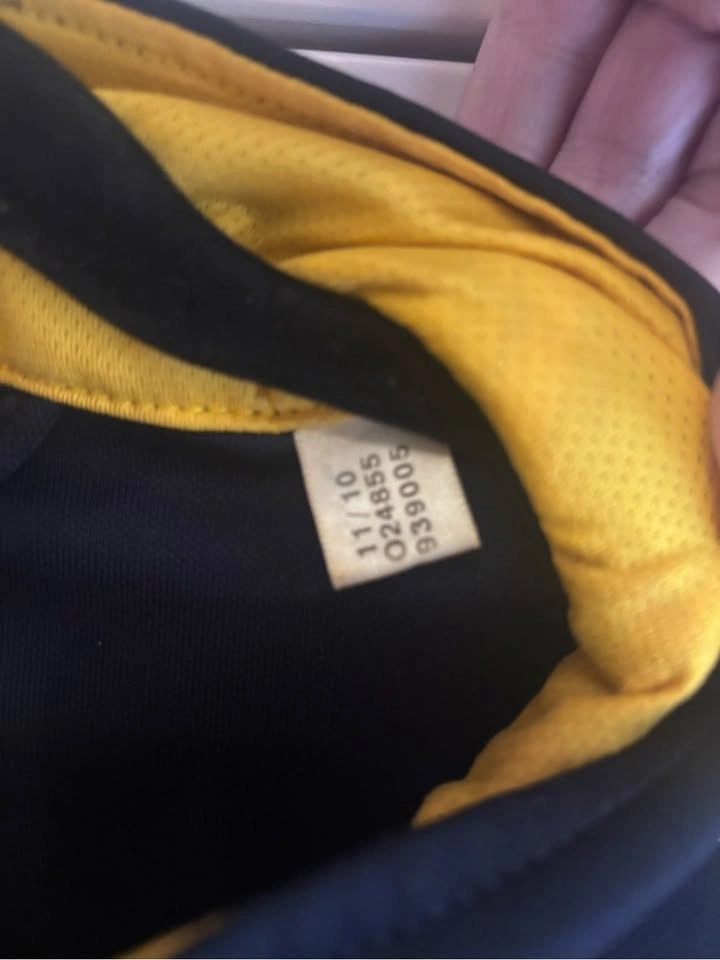 Adidas Men’s XL Navy Yellow 3-Stripes Full Zip Track Jacket O248 - photo 4