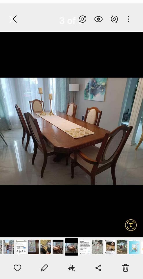 Oak dining room chairs(total of 6 chairs). - photo 2