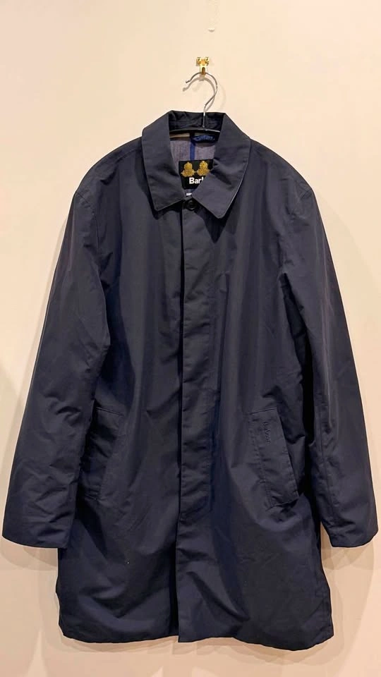 Barbour Men’s Navy Trench Coat / Raincoat