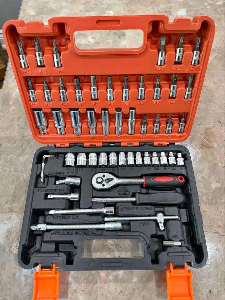 New 53 Piece Tool Socket Set