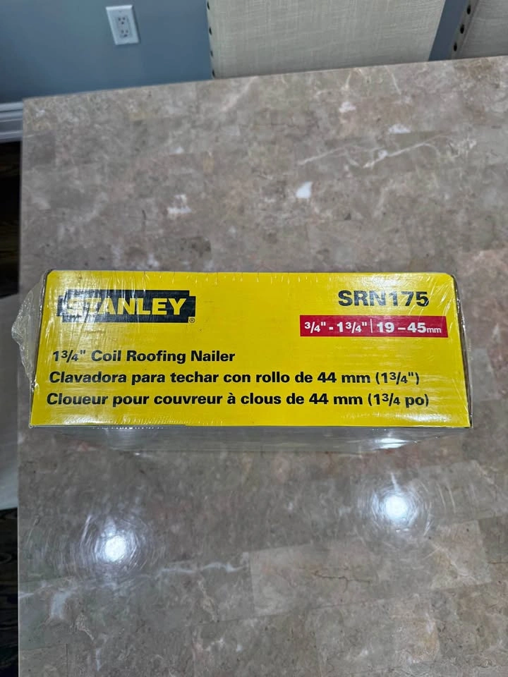 New Stanley Coil Roofing Nailer