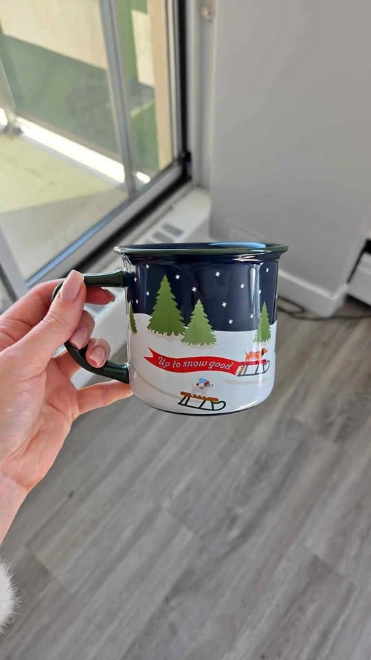 Indigo Christmas Mug