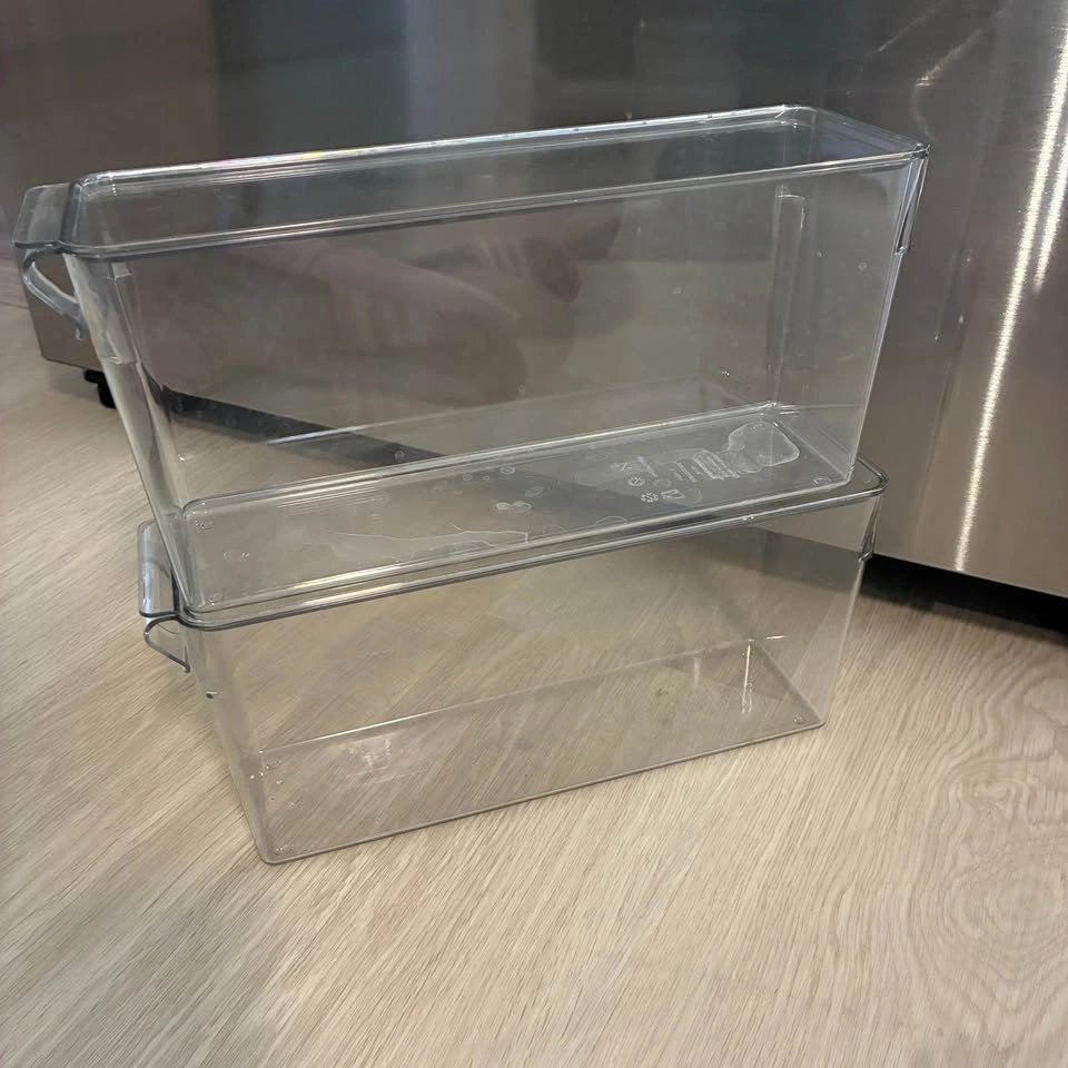 Set of 2 IKEA KLIPPKAKTUS Refrigerator Storage Bins with Lids - photo 3