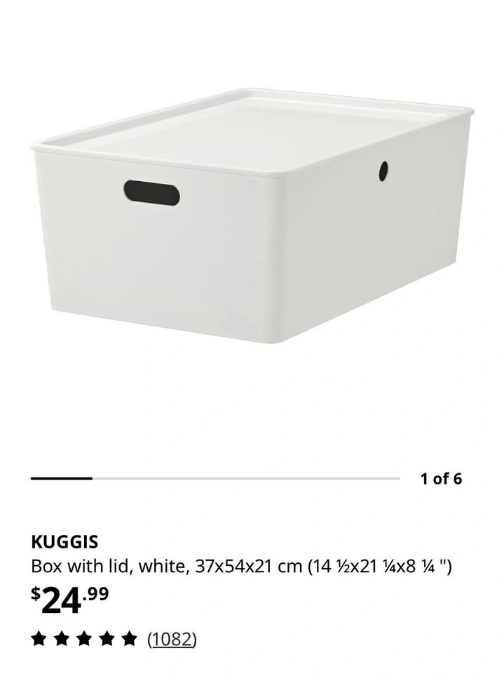 Kuggis box with lids, insert