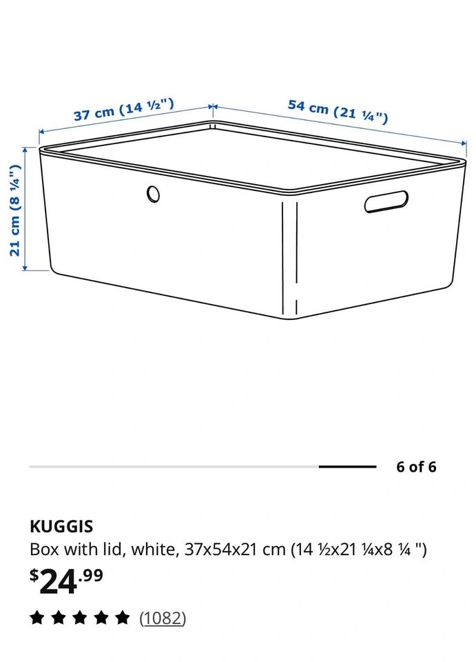 Kuggis box with lids, insert - photo 2