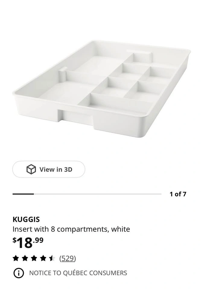 Kuggis box with lids, insert - photo 3