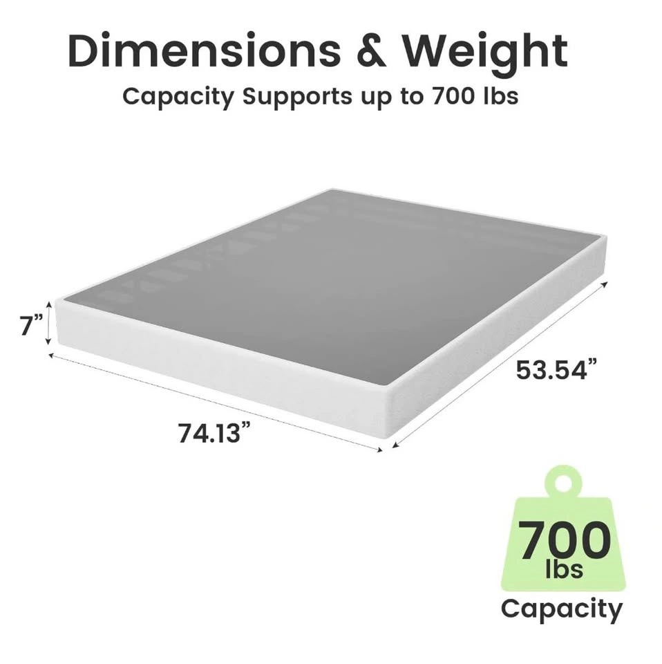 Full / Double Size Spring Box / Bed Frame - photo 2
