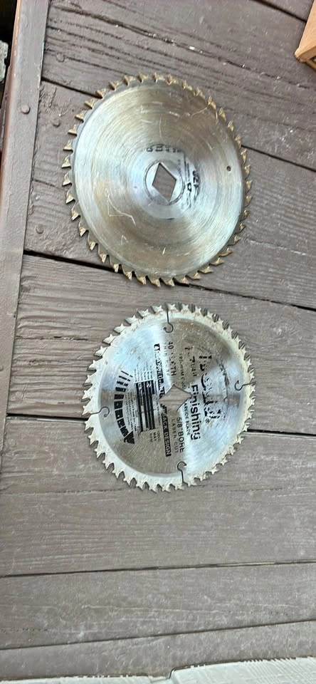 (2) 7-1/4" Circular Saw Blades - Diablo Finishing & More