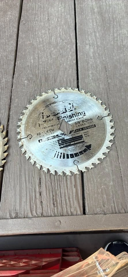 (2) 7-1/4" Circular Saw Blades - Diablo Finishing & More - photo 2